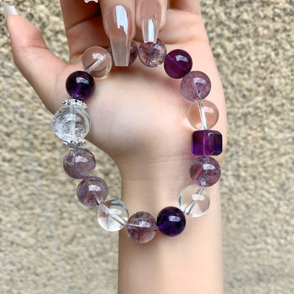 2025 Year of the Snake Natural Amethyst Bracelet