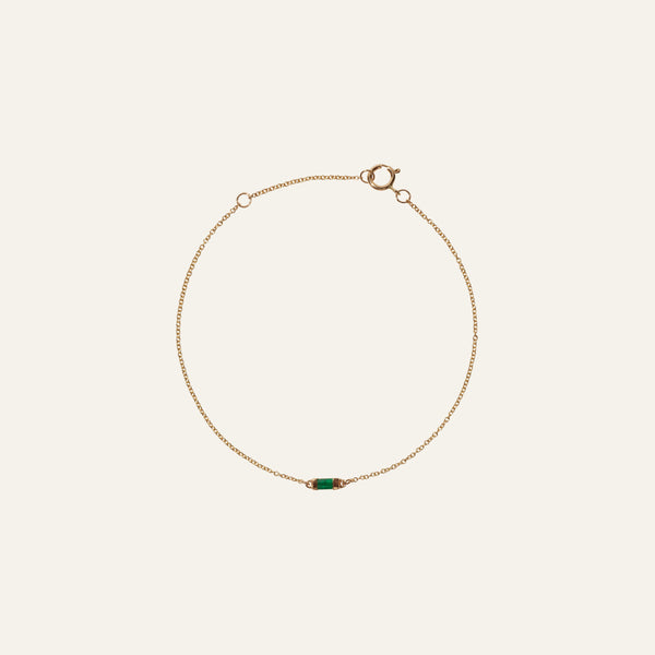 Emerald Baguette Bracelet